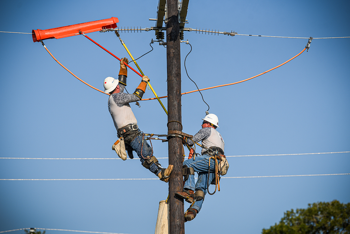 Bluebonnet’s senior journeyman team in the Disconnect Replacement event