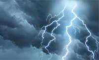 Lightning storm