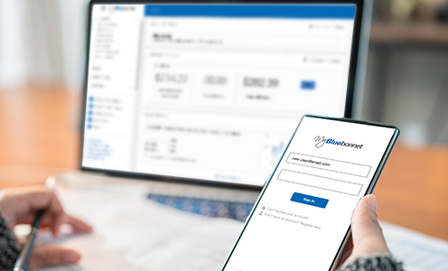 MyBluebonnet online and mobile app makes doing your business a breeze. Learn more about features. 