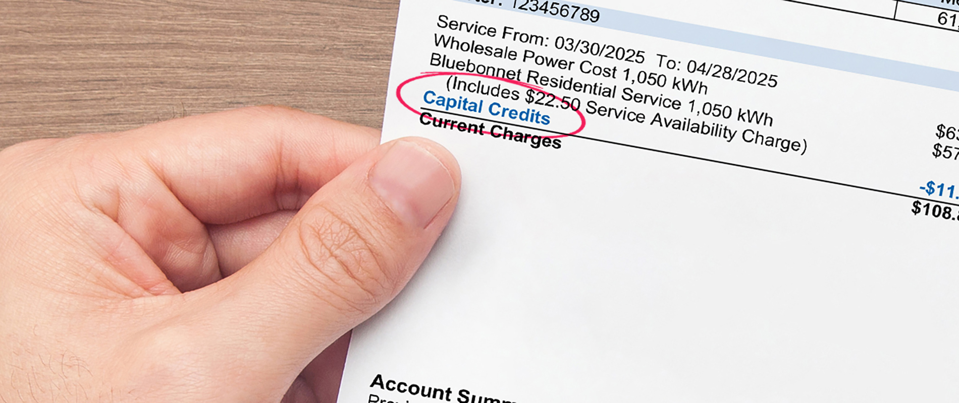 Capital credits