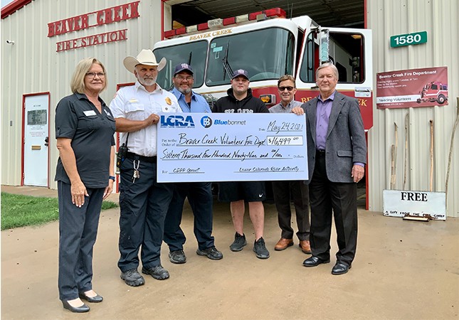 A $16,499 grant was presented to Beaver Creek Volunteer Fire Department for new gear, equipment will help protect firefighters during emergencies.