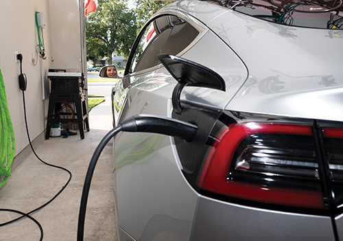Charging EV at home