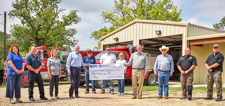 Bluebonnet, LCRA award $50,000 grant for new regional fire training center