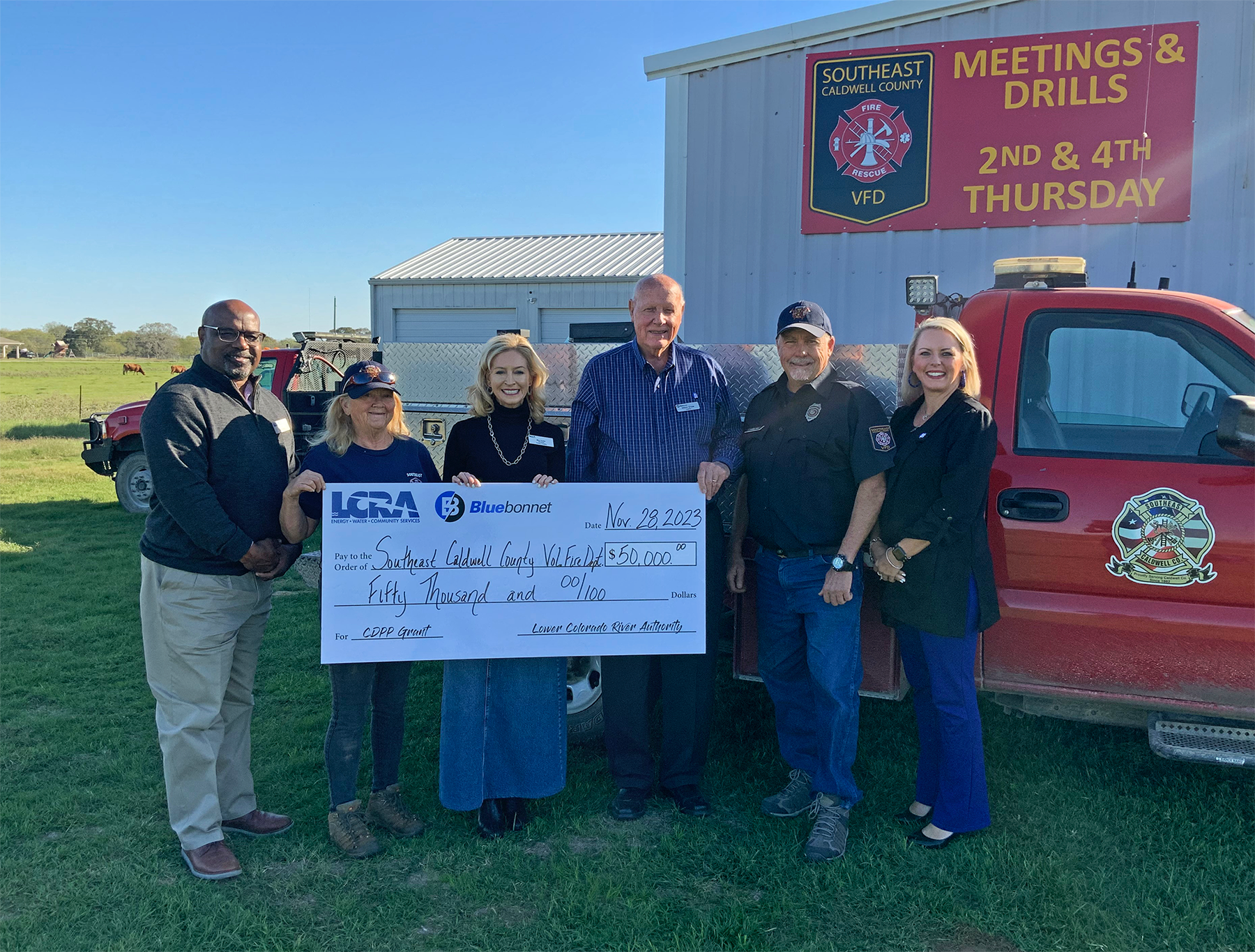 New addition will house two firetrucks, office space and equipment for the Southeast Caldwell County Volunteer Fire Department