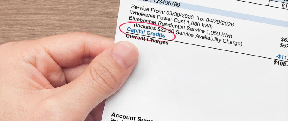 Capital credits