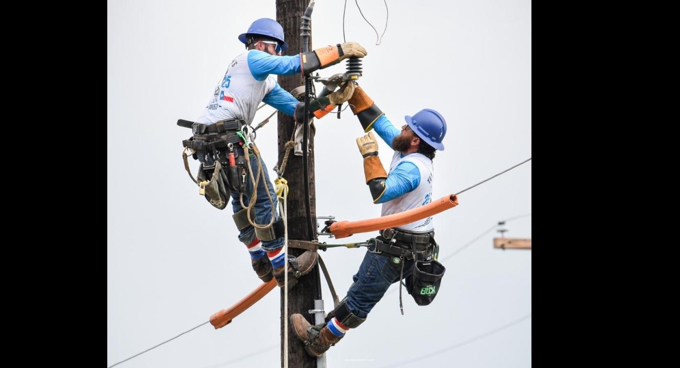 Lineman's Rodeo competition