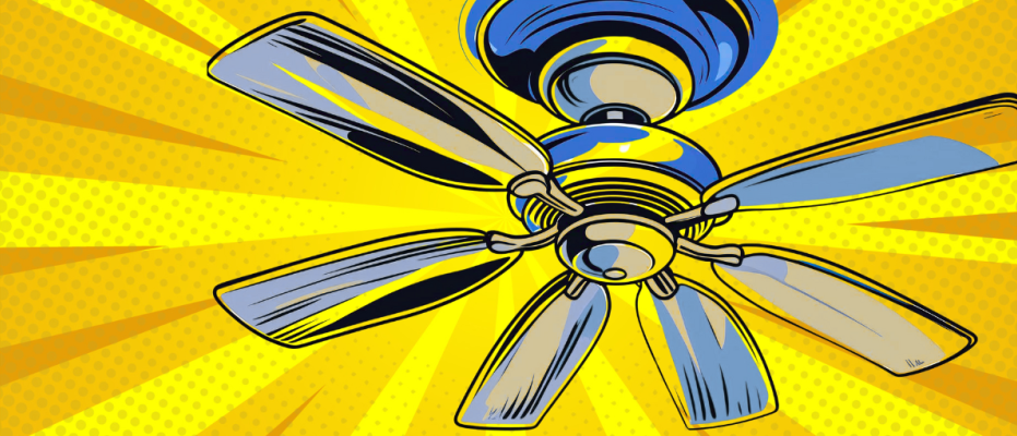 Turn ceiling fans to spin counterclockwise during the summer to push air downward and optimize cooling.