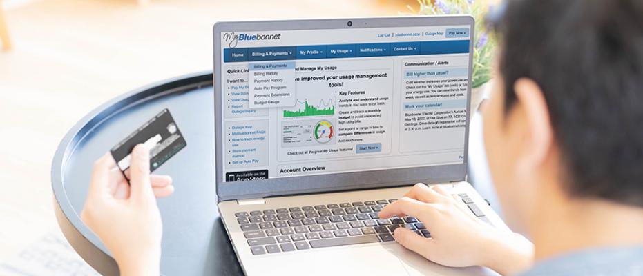 Bill pay credit card